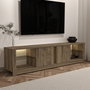 Hanah Home Soporte de TV Aydos - Oak